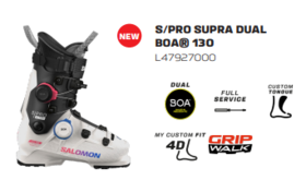 25/26 SALOMON双板雪鞋S/PRO SUPRA DUAL BOA 130 GW