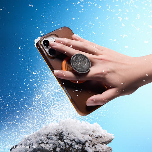 【行星之旅】义军同盟·MagSafe圆啪嗒 MAGSAFE磁吸手机气囊支架 Round圆啪嗒系列 银色 商品图4