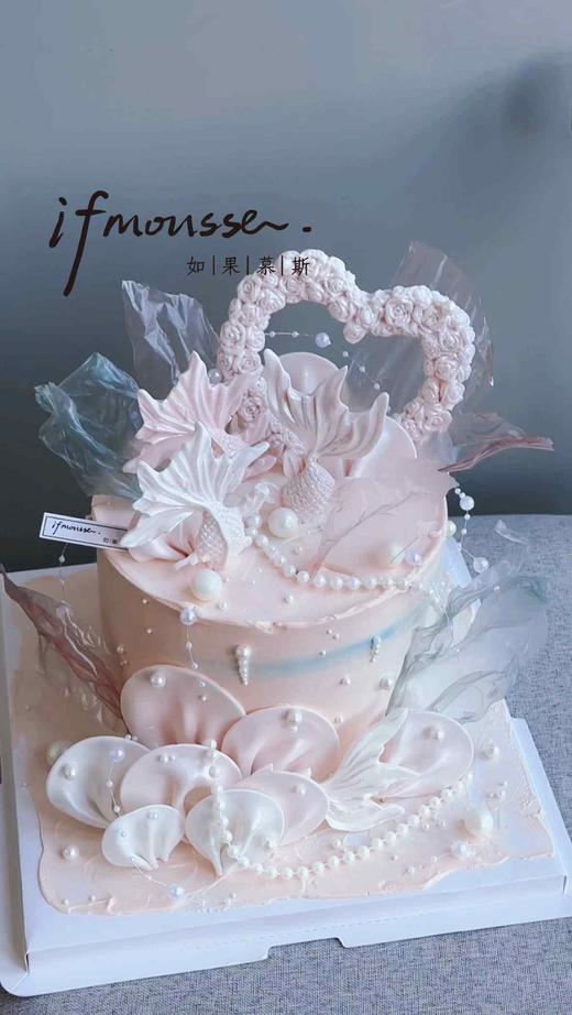 「女孩」  粉色贝壳鱼尾 超梦幻 商品图0