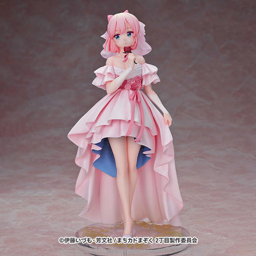 【GSC现货】1/7 TV动画「街角魔族二丁目」千代田桃 婚纱Ver. 商品图1