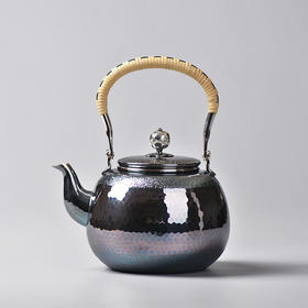 银本铺泡茶壶银壶镀金日本进口纯手工茶具乌龙日式茶壶公道杯一体茶仙洋银乌龙小茶壶