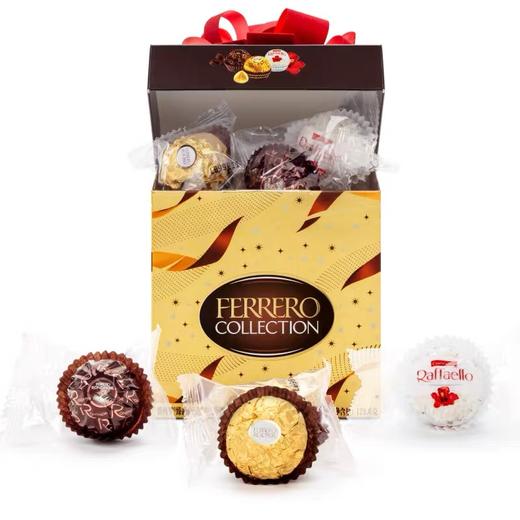 费列罗臻品巧克力制品糖果12粒方形礼盒装 商品图2