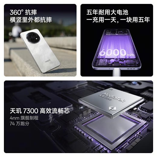 【一手样机】OPPO A5 Pro 砂岩紫 12GB+512GB 商品图2