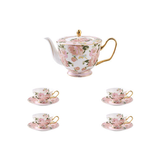 B-NX-11-诺轩 野玫瑰花茶具套装 商品图0