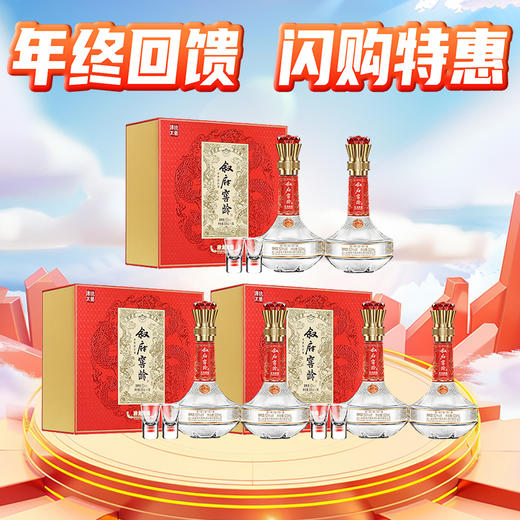 【原箱现发】叙府 祥龙献瑞 浓香型 52度 500ml*2 x3 整箱 商品图1
