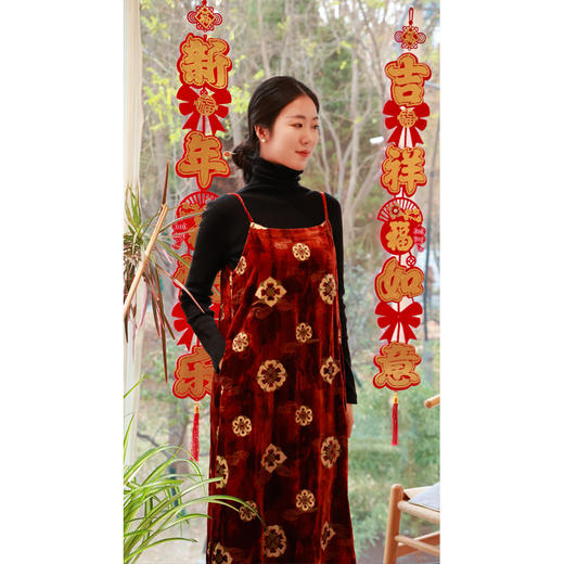 【2026东衣作】岁岁平安•吊带裙（24818202朱樱） 商品图2