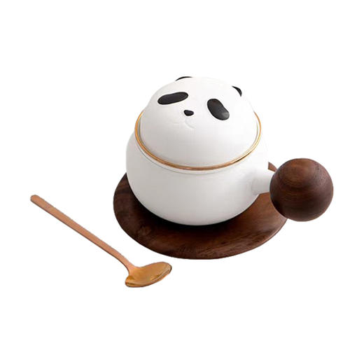 B-NSZH1397-S 南山先生 熊猫茶咖（带杯垫） 商品图0