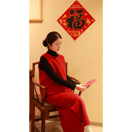 【抖音专属】喜洋洋•半裙（24806224-朱樱-设计师） 商品图3