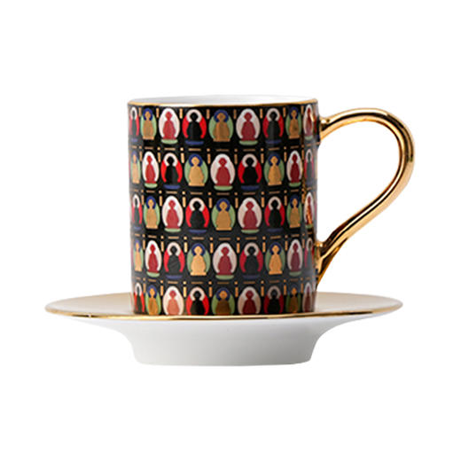 B-TXC-陶溪川30004/30003 千佛咖啡杯碟 商品图0