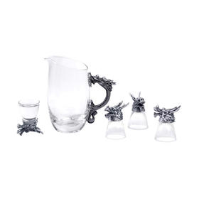 C-LB-R91562  罗比罗丹 龙腾盛世酒器五件套