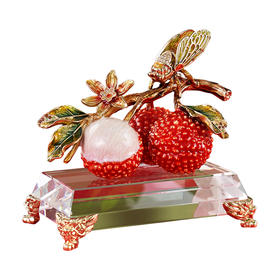 E-LB-31003J 大吉大利荔枝摆件 罗比罗丹 精工珐琅