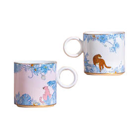 B-TXC-陶溪川60005/60006 粉色丛林马克杯