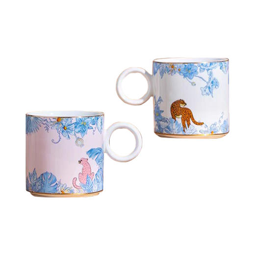 B-TXC-陶溪川60005/60006 粉色丛林马克杯 商品图0