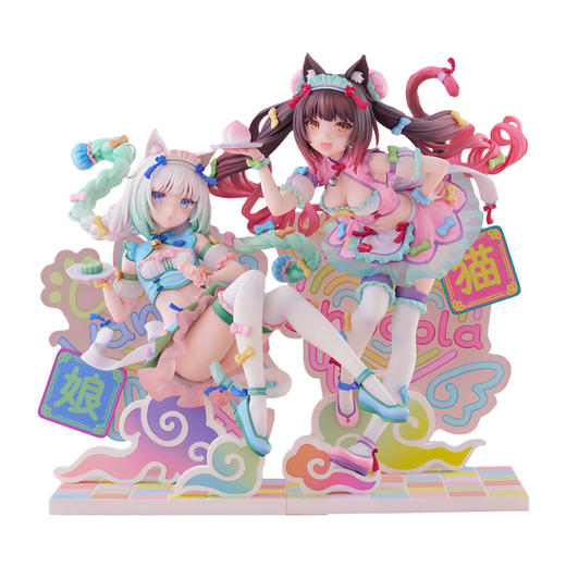 【GSC现货】1/7标准比例 巧克力/香草 梦幻可爱中华风Ver. 猫娘乐园 商品图4