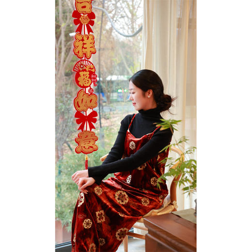 【2026东衣作】岁岁平安•吊带裙（24818202朱樱） 商品图3