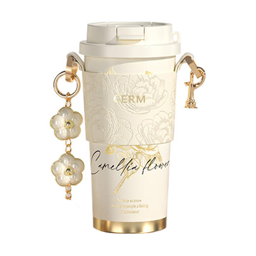 A-GERM-23AW-B77格沵米 山茶花闪耀保温杯500ml 商品图0