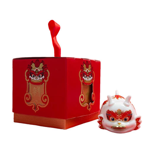 2024龙年存钱罐北欧家用生肖虎陶瓷储蓄罐创意可爱储钱罐陶瓷摆件 钱龙来了 存钱罐 商品图0