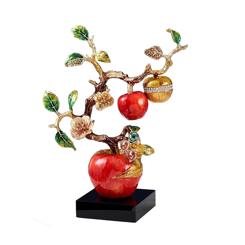 E-LB-R91510J  罗比罗丹 喜乐平安珐琅彩 摆件