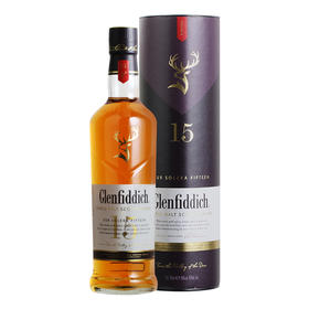 【行货】苏格兰格兰菲迪15年单一麦威士忌 700ml*1瓶