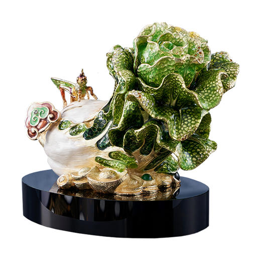 E-LB-R91522 罗比罗丹 招财进宝 珐琅彩百财摆件 商品图0