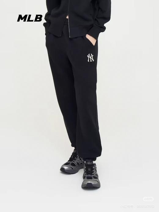 清仓库不退换 MLB 秋冬新款男女情侣纯色 简约 舒适 休闲加绒束脚裤 商品图6