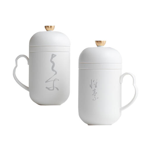 B-SM-5060 与尔白瓷花型办公杯 商品图0