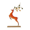 E-YM-FK198 彩铜工艺  一鹿有福摆件 （210*90*340） 商品缩略图0