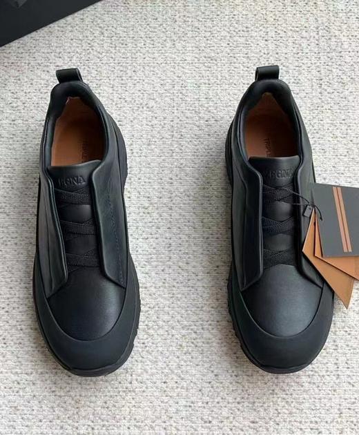 全新系列ZEGNA杰尼亚男鞋绒面革 Triple StitchMonte奢华休闲鞋 商品图1