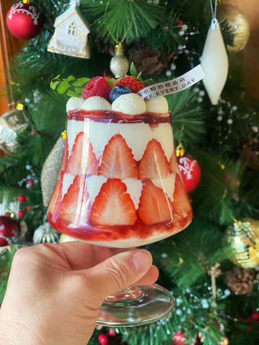 2026高脚杯圣诞、跨年蛋糕，可以和好朋友一起干杯的蛋糕 商品图10