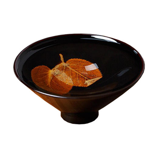 曾平木叶盏精品单杯（A级 出口品级）吉州窑A级木叶天目盏名家曾平手作 全手工天然玳瑁杯附证书 精致 主人杯 茶杯 茶道 商品图0