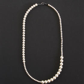 北京仓｜Naoko Ogawa-Imperfect-独家款 不间断 珍珠 项链（奶白色）［日本设计师］