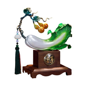 E-QK-BJ1283 福禄百财 纯铜摆件