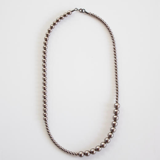北京仓｜Naoko Ogawa-Imperfect-独家款 不间断 珍珠 项链（深灰色）［日本设计师］ 商品图0