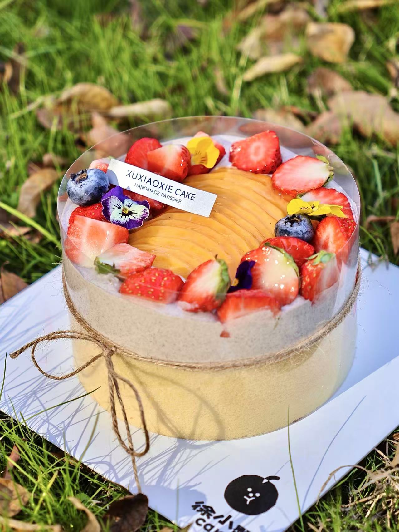 芒果奥利奥爆浆蛋糕