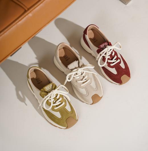 西村名物2025年春季新款超轻系带休闲鞋舒适阿甘鞋X25AM14331 商品图0