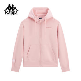 Kappa卡帕背靠背运动外套女新款春秋季休闲百搭针织连帽开衫上衣K0F22MK80