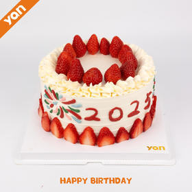 2025烟花跨年蛋糕