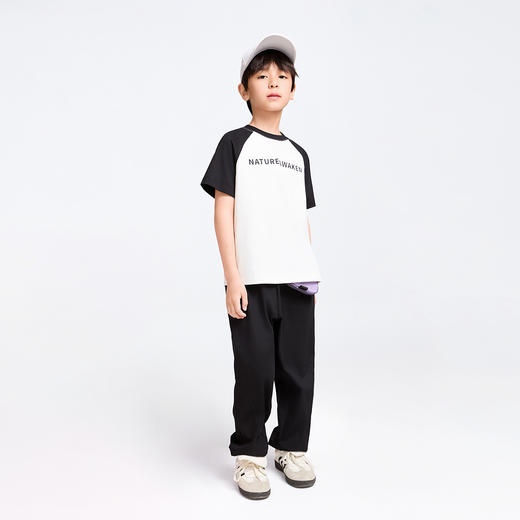 男女童SORONA凉感针织单裤春季新款安奈儿童装EM516066 商品图3