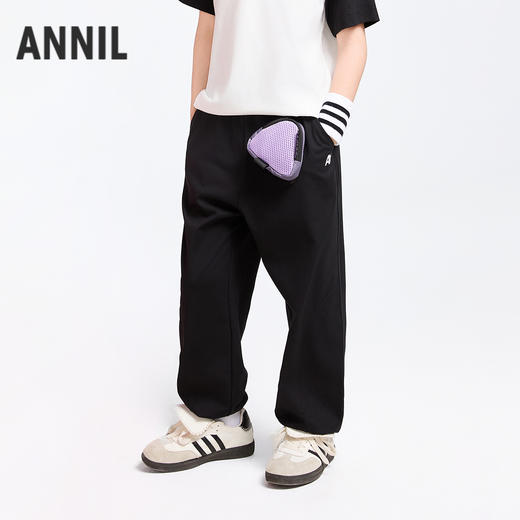 男女童SORONA凉感针织单裤春季新款安奈儿童装EM516066 商品图2