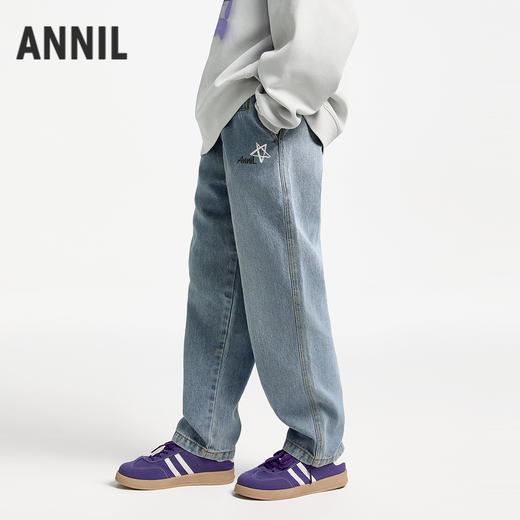 男女童牛仔单裤春季新款安奈儿童装EM516013 商品图2