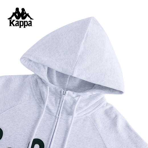 Kappa卡帕背靠背新款运动针织帽衫男款连帽卫衣外套休闲开衫上衣K0F12MK01 商品图1
