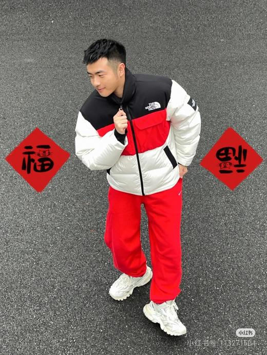 现货越南产 北面/TN Eco Utility Down Jacket 撞色口袋保暖复古立领羽绒夹克情侣款 商品图7