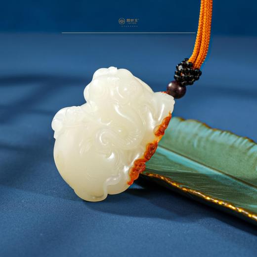 「年礼优选」【吉象如意】羊脂白玉把件（一口价特惠款）） 商品图0
