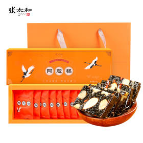 张太和阿胶糕 60g 添加≥18%阿胶 黑芝麻核桃阿胶糕 即食阿胶糕 精选礼品 年货礼盒 赠精美礼品袋 送礼优选 礼盒