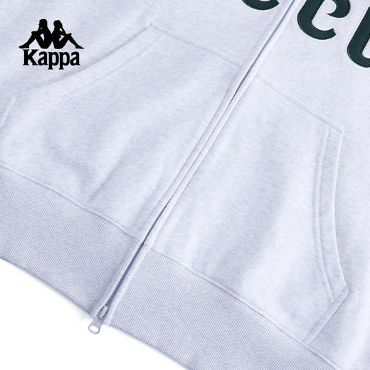 Kappa卡帕背靠背新款运动针织帽衫男款连帽卫衣外套休闲开衫上衣K0F12MK01 商品图2