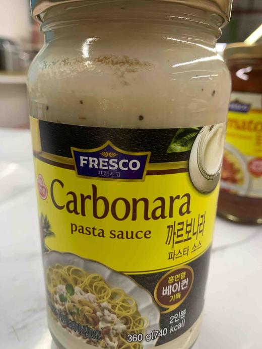 不倒翁意面酱奶油味까르보나라파스타소스360g 商品图0