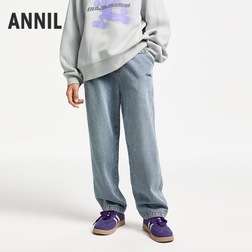 男女童牛仔单裤春季新款安奈儿童装EM516013 商品图1