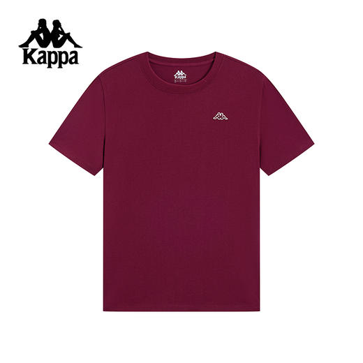 Kappa卡帕背靠背新款运动短袖夏季男纯棉运动T恤休闲半袖圆领上衣K0F12TD30 商品图2