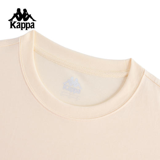 Kappa卡帕背靠背新款运动短袖夏季男纯棉运动T恤休闲半袖圆领上衣K0F12TD30 商品图3