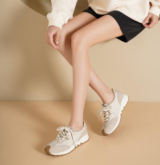 西村名物2025年春季新款超轻系带休闲鞋舒适阿甘鞋X25AM14331 商品图6